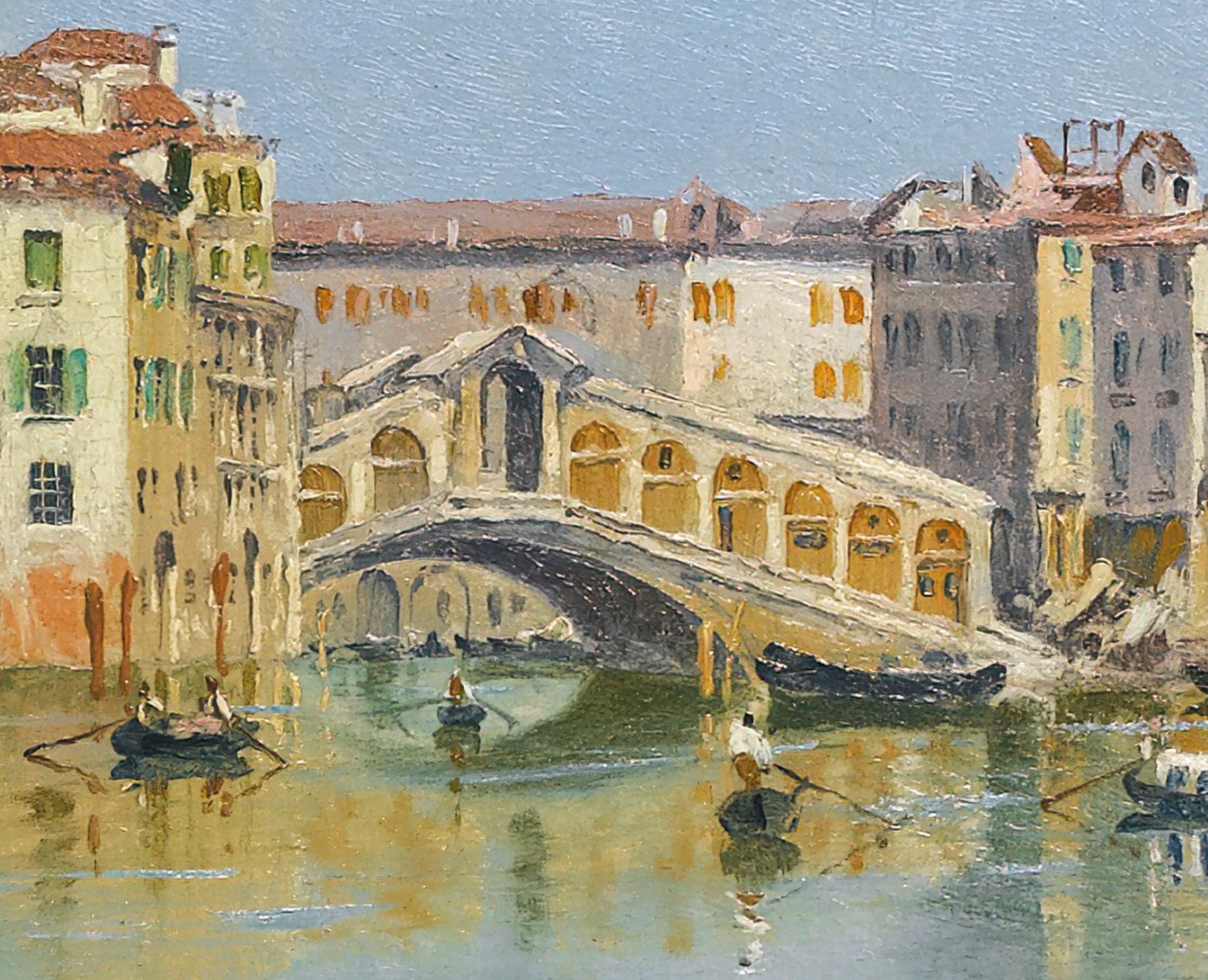 The Rialto Bridge, Venice, Antonietta Brandeis Fine Art Print