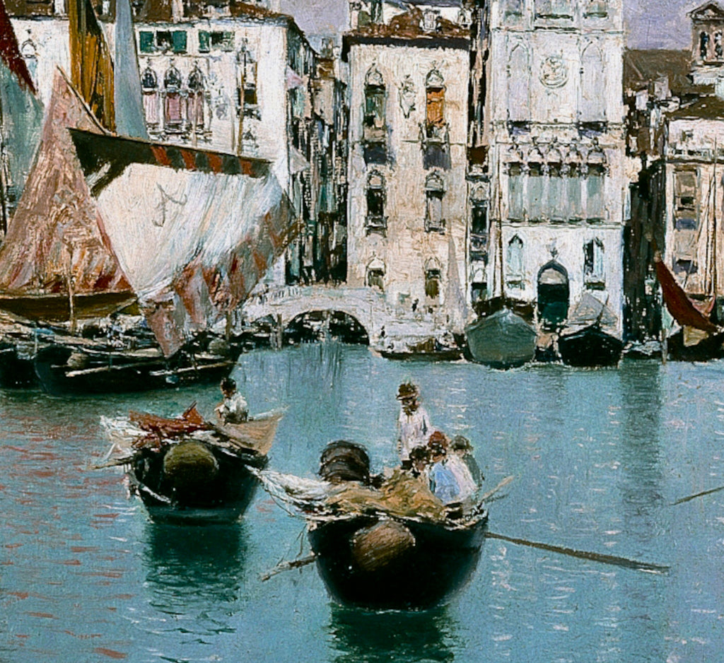 Martin Rico Fine Art Print : The Riva degli Schiavoni in Venice