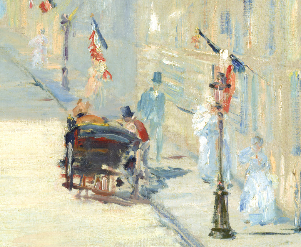 Édouard Manet, French Impressionist Fine Art Print : The Rue Mosnier with Flags