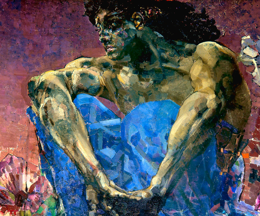 Mikhail Vrubel Fine Art Print : The Seated Demon