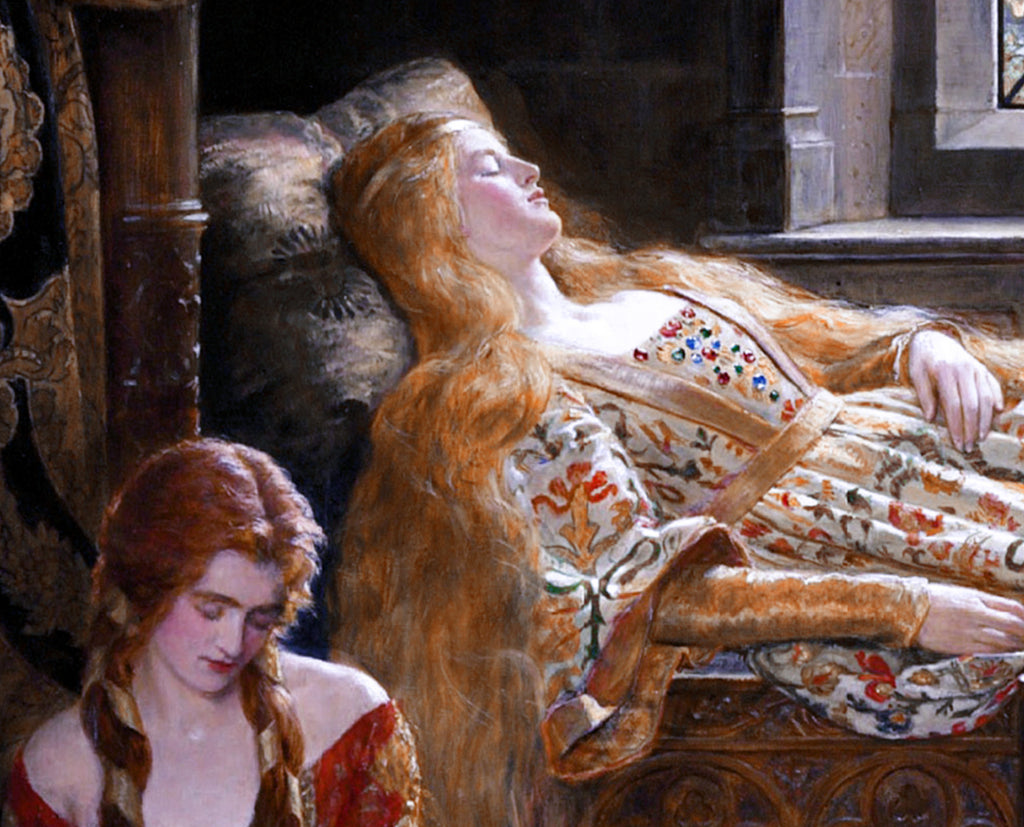 John Collier Fine Art Print, The Sleeping Beauty