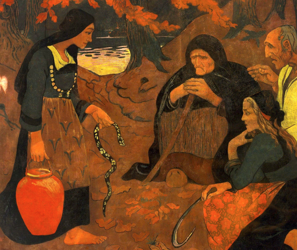 Paul Sérusier Abstract Fine Art Print, The Snake Eaters