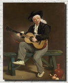 Édouard Manet, French Impressionist Fine Art Print : The Spanish Singer