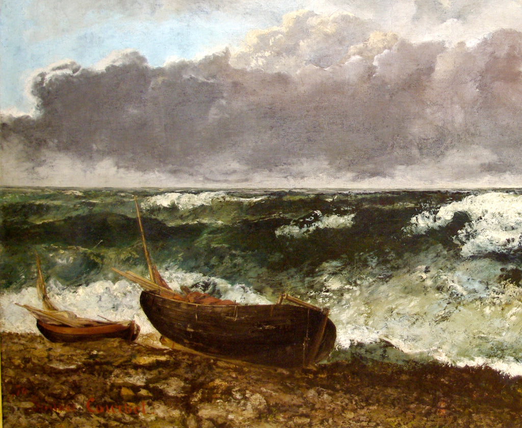 Gustave Courbet Fine Art Print, The Stormy Sea