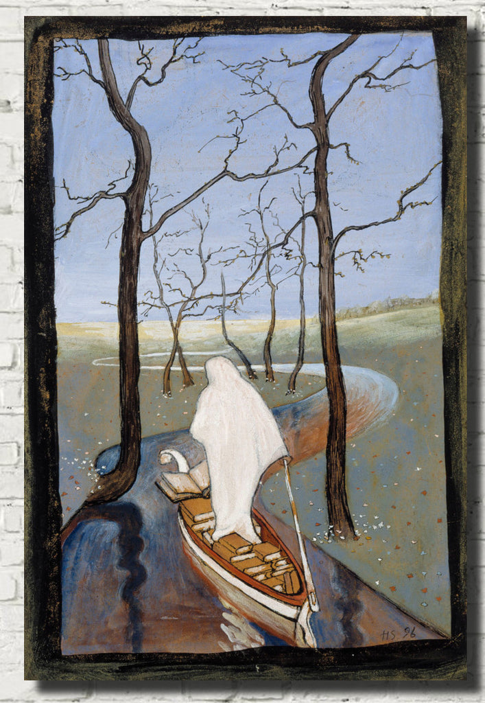 Hugo Simberg Fine Art Print, The Stream of Life, On the River of Life