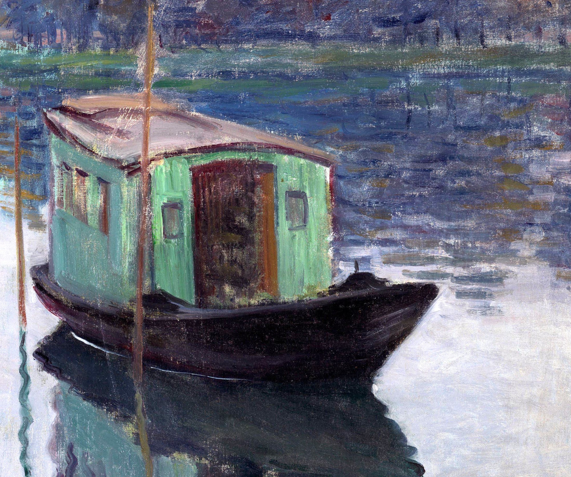 Claude Monet Fine Art Print, The Studio Boat