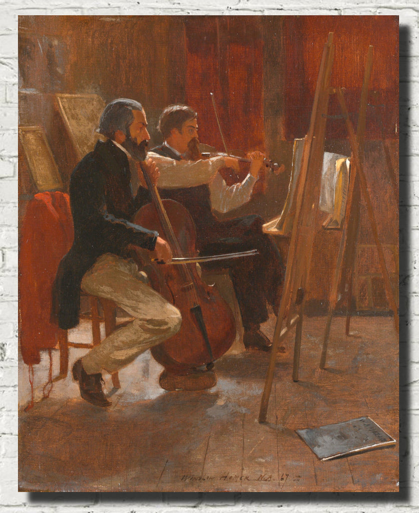 Winslow Homer Fine Art Print :  The Studio