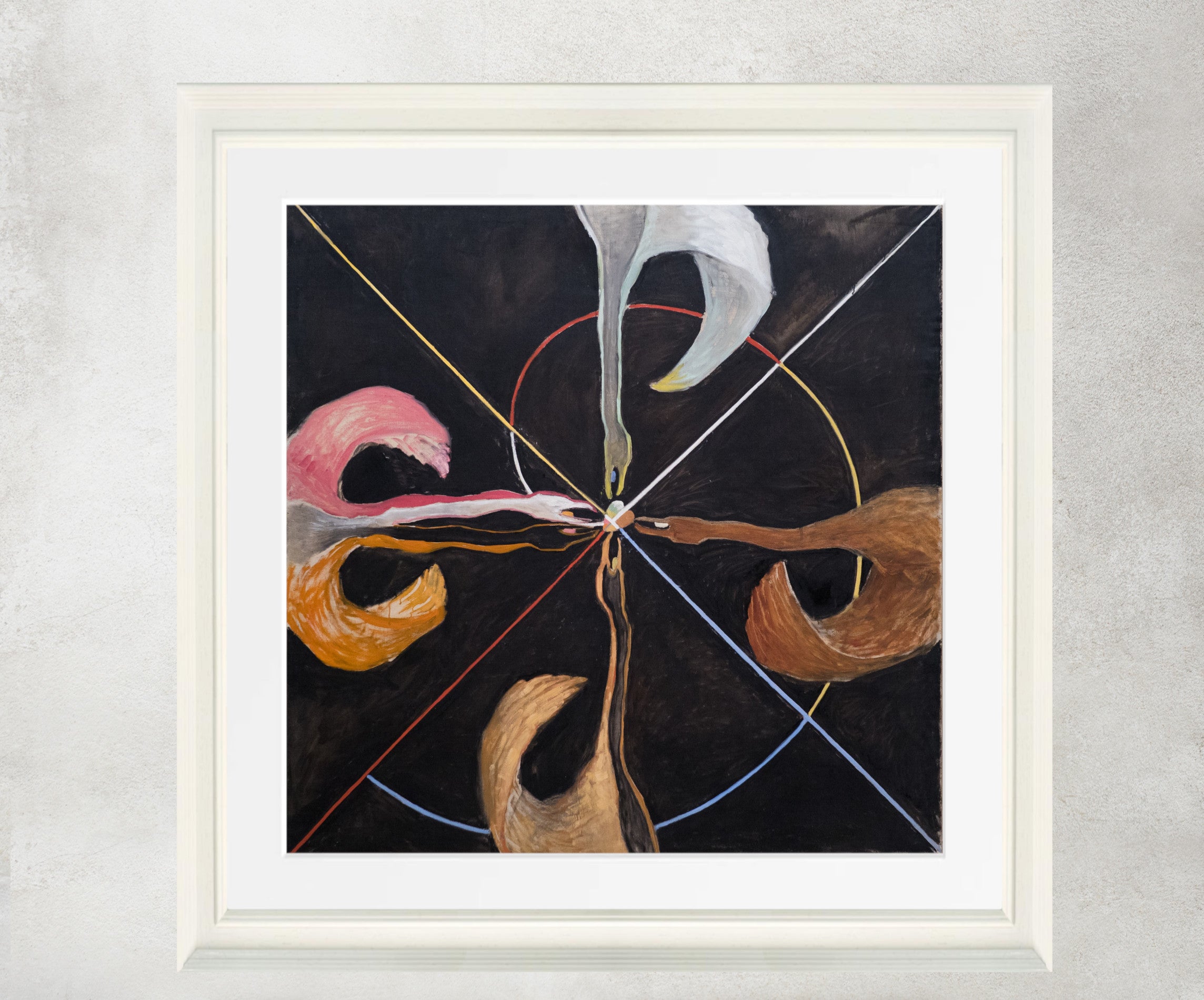 Hilma Af Klint Abstract Framed Art Print, No 7 Swan