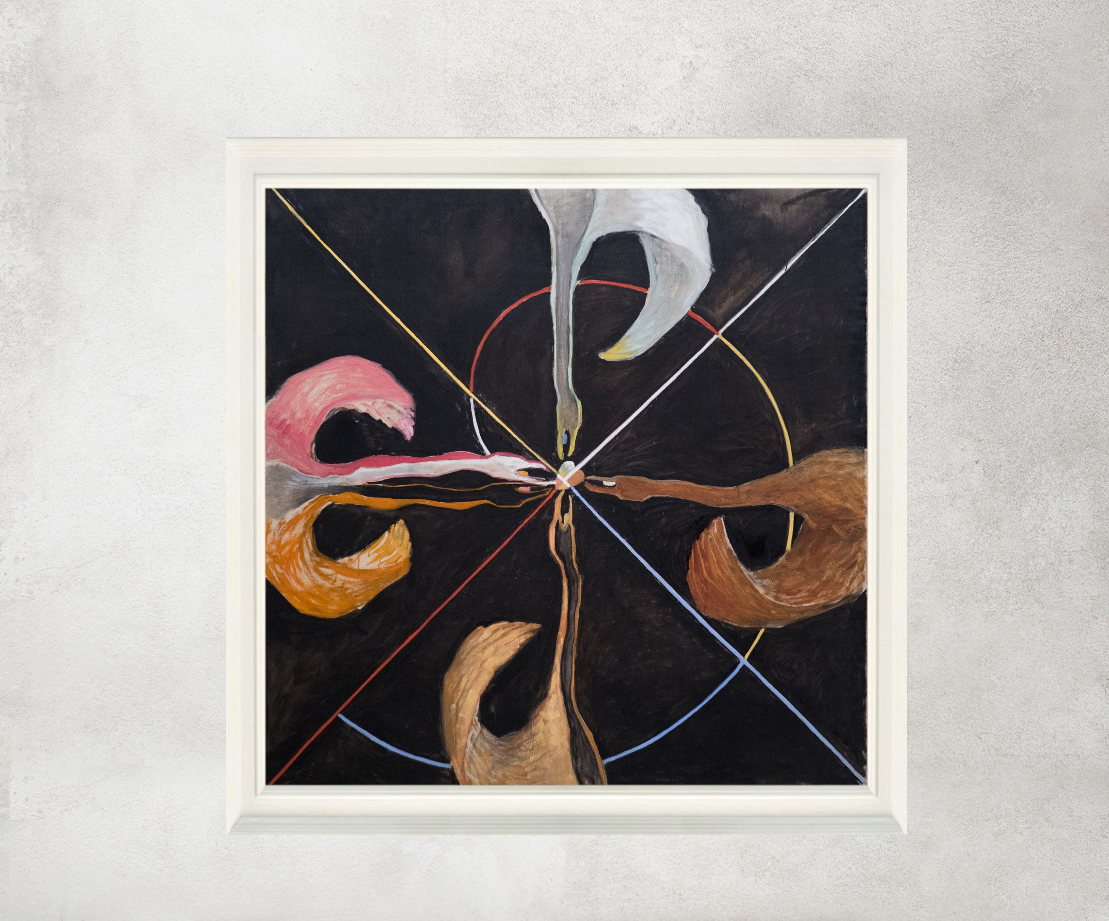Hilma Af Klint Abstract Framed Art Print, No 7 Swan