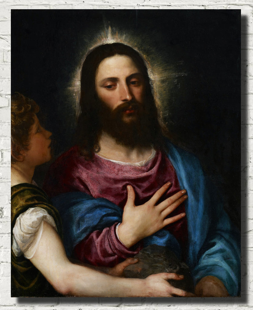The Temptation of Christ, Titian Print