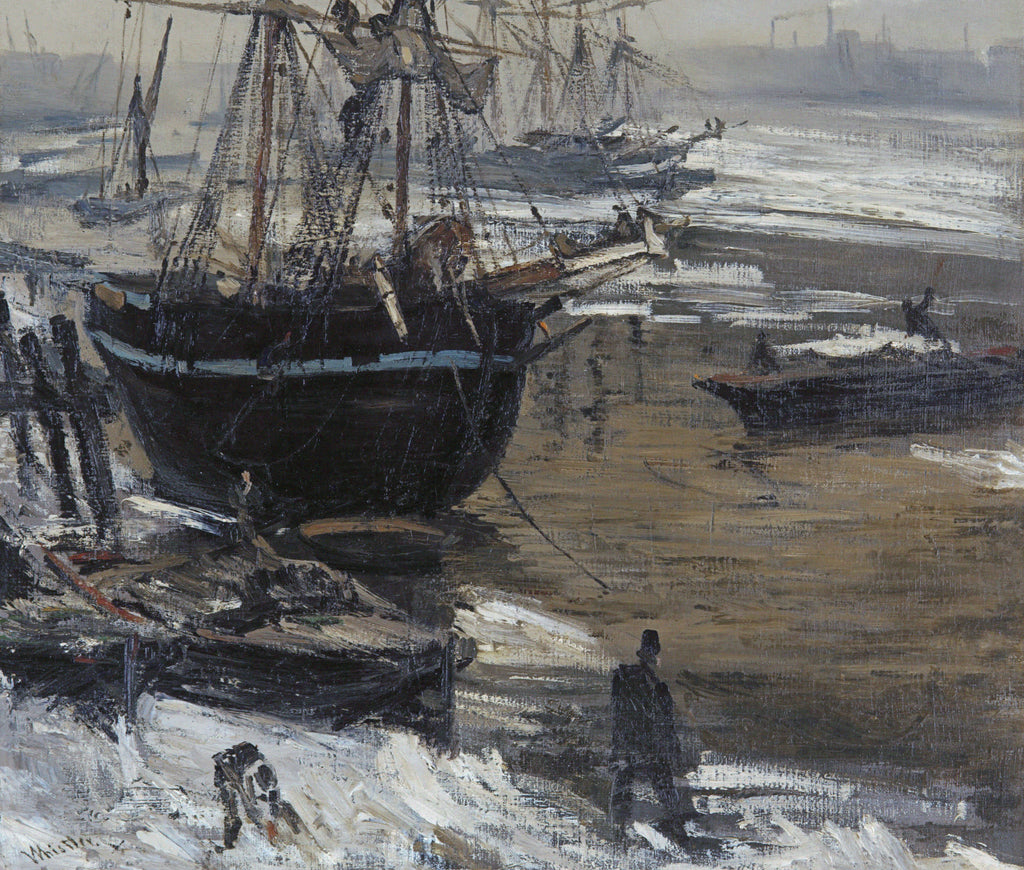 James Whistler Fine Art Print, The Thames on Ice