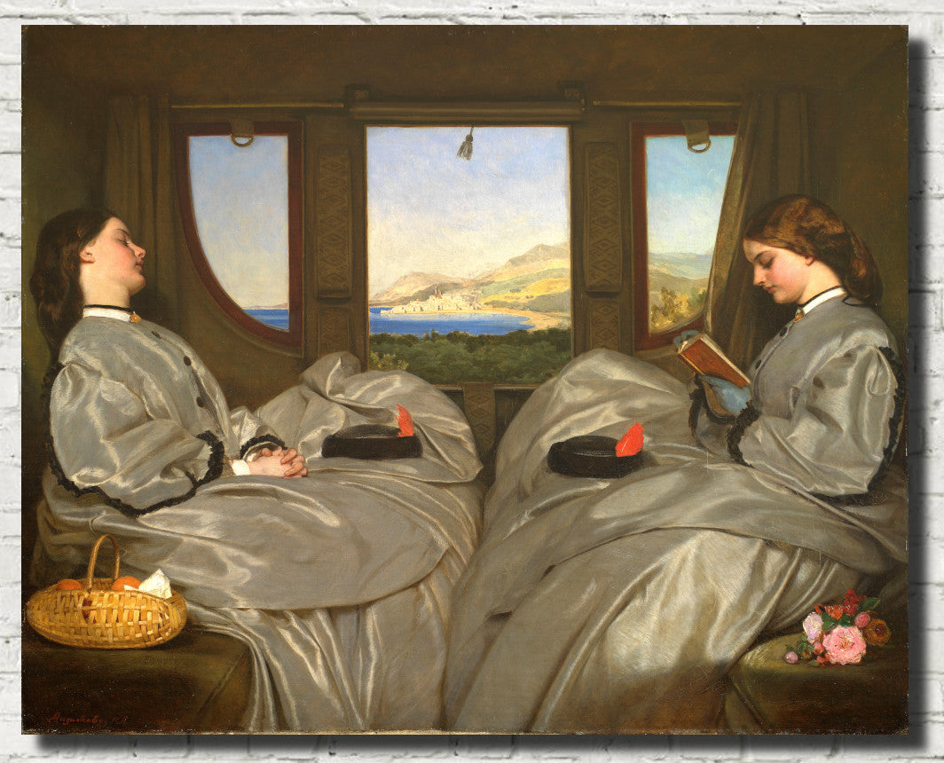 Augustus Leopold Egg Fine Art Print, The Travelling Companions