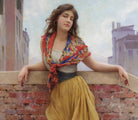 Eugene de Blaas Fine Art Print, The Watercarrier