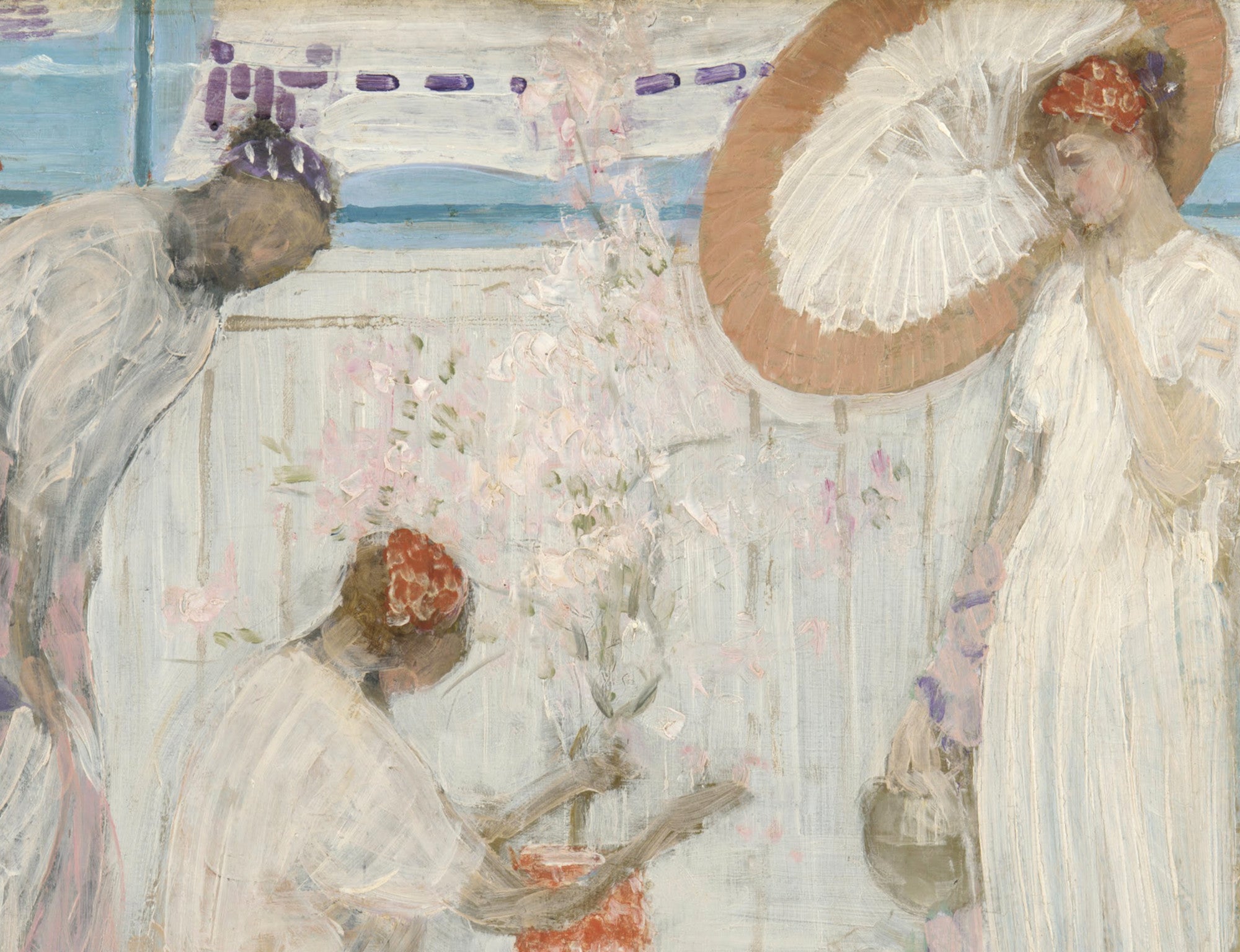 James Whistler Fine Art Print, The White Symphony- Three Girls