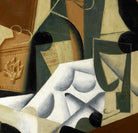 Juan Gris Crystal Cubism Fine Art Print, The White Tablecloth