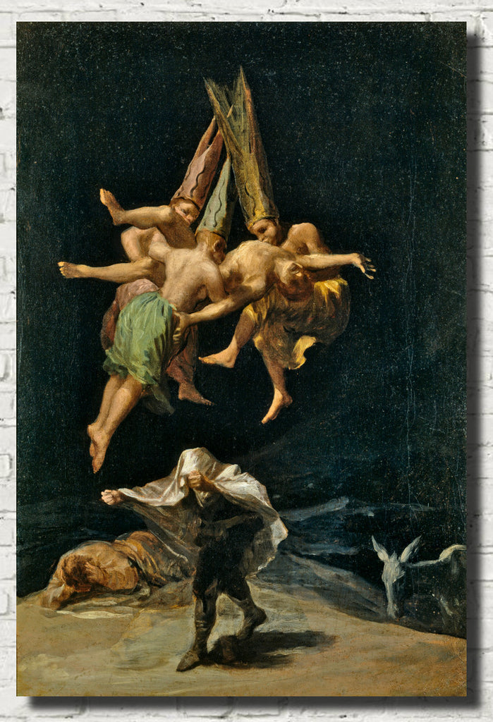 Francisco Goya Fine Art Print, The Witches Flight