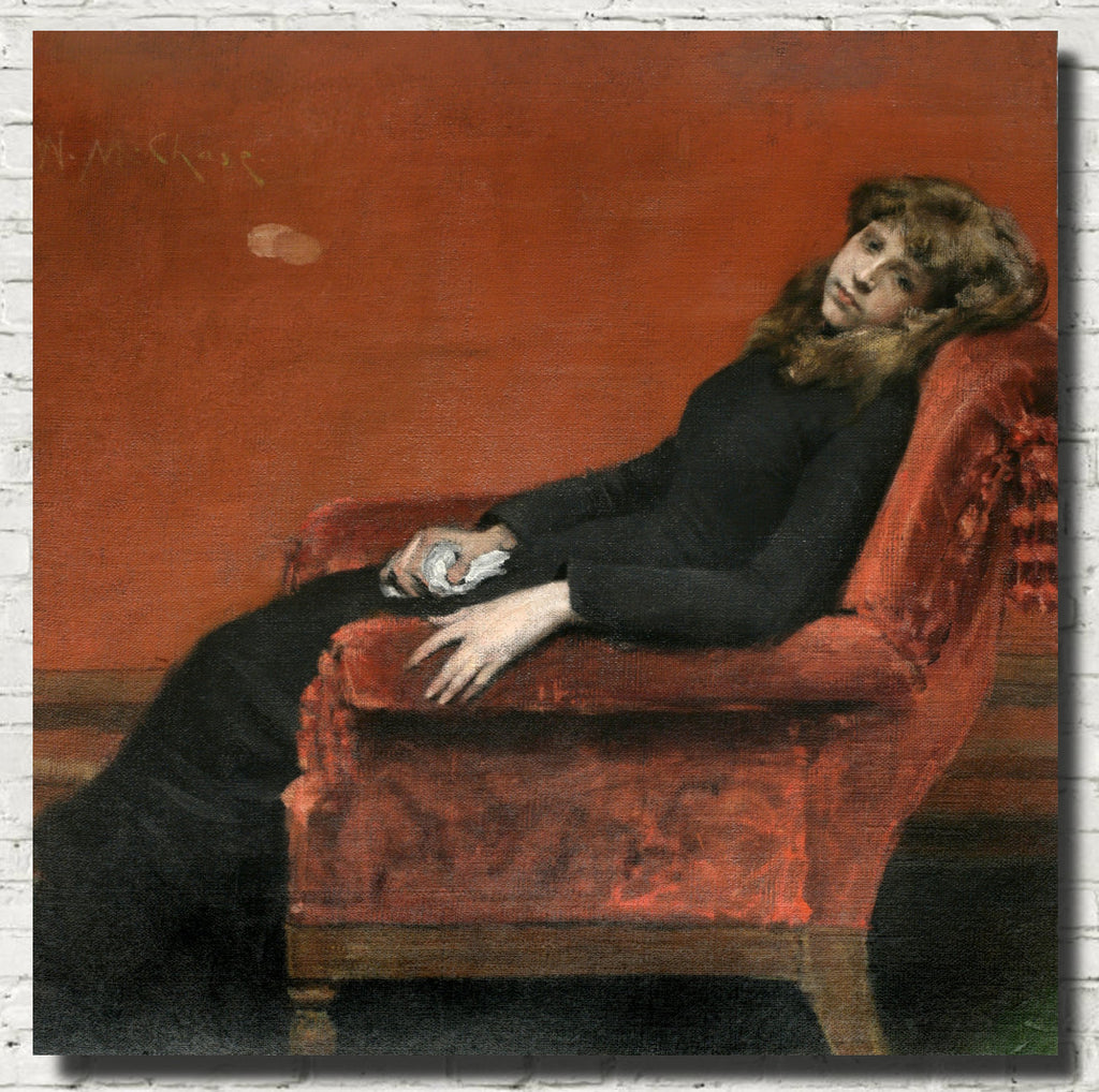 William Merritt Chase Fine Art Print, The Young Orphan