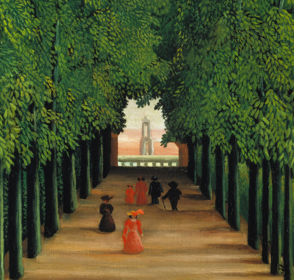Henri Rousseau, Post- Impressionist Fine Art Print, Avenue in the Park