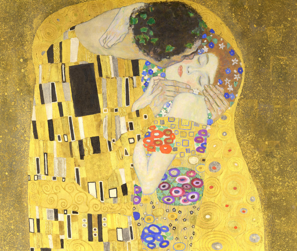 Gustav Klimt Fine Art Print, The Kiss