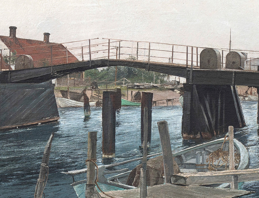 Laurits Andersen Ring Fine Art Print, The bridge at Karrebæksminde