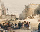 The entrance to the Citadel of Cairo, David Roberts Fine Art Print