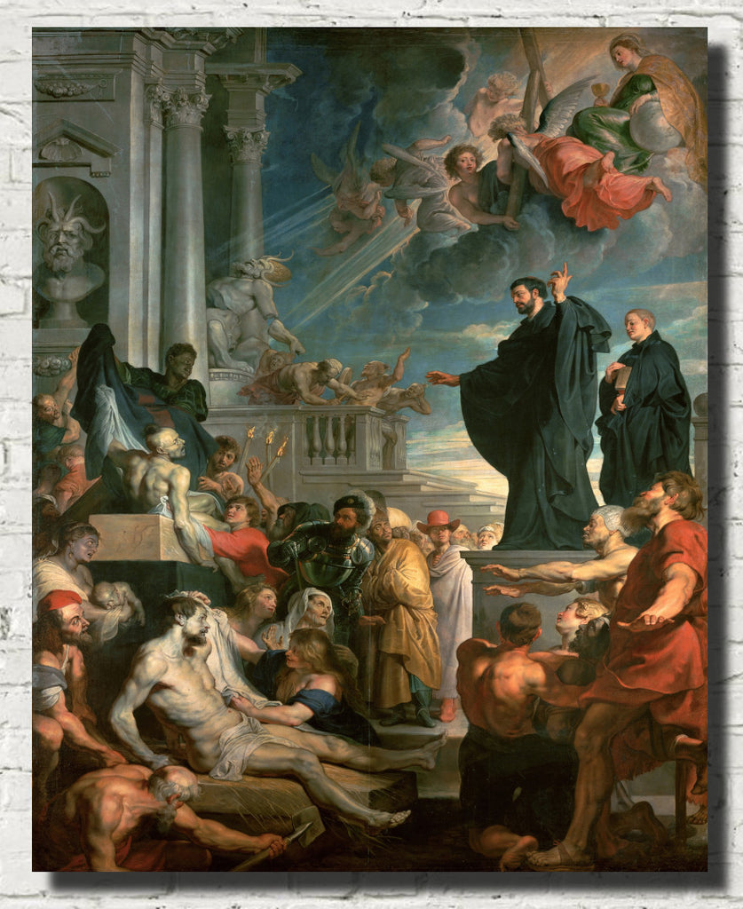 The miracles of St. Francis Xavier, Peter Paul Rubens Fine Art print