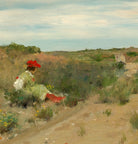 William Merritt Chase Fine Art Print, Sunlight and Shadow, The old Sand Road