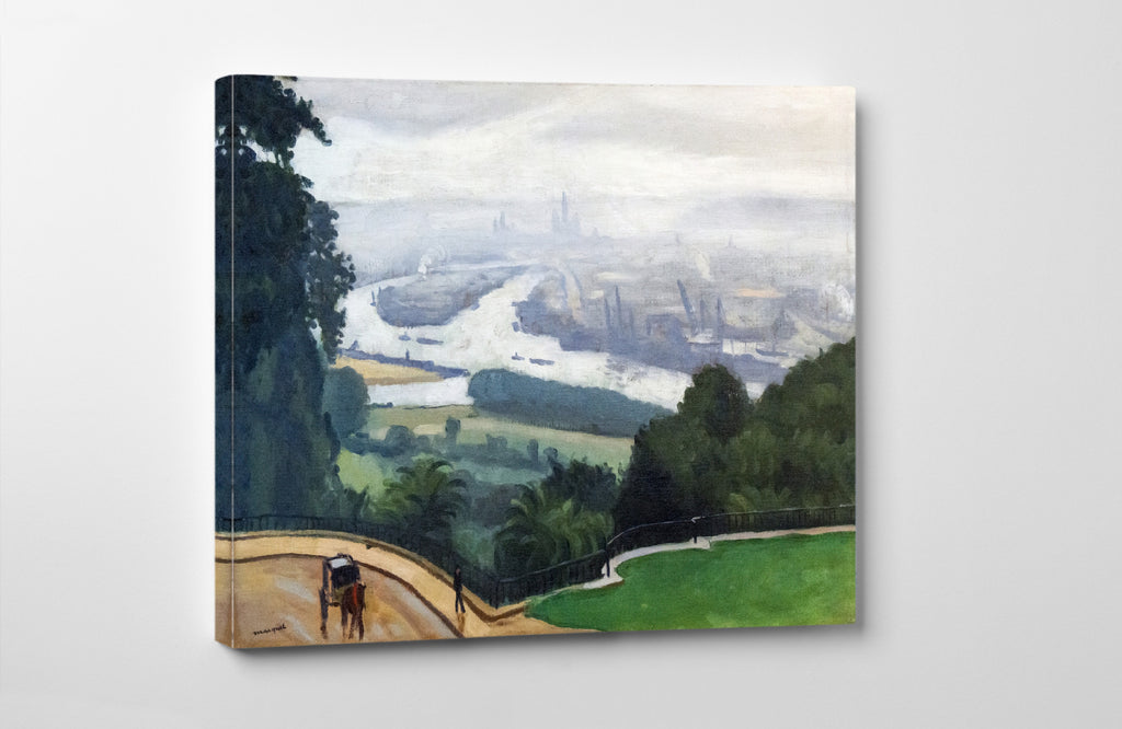 The port of Rouen, Albert Marquet, French Industrial Landscape