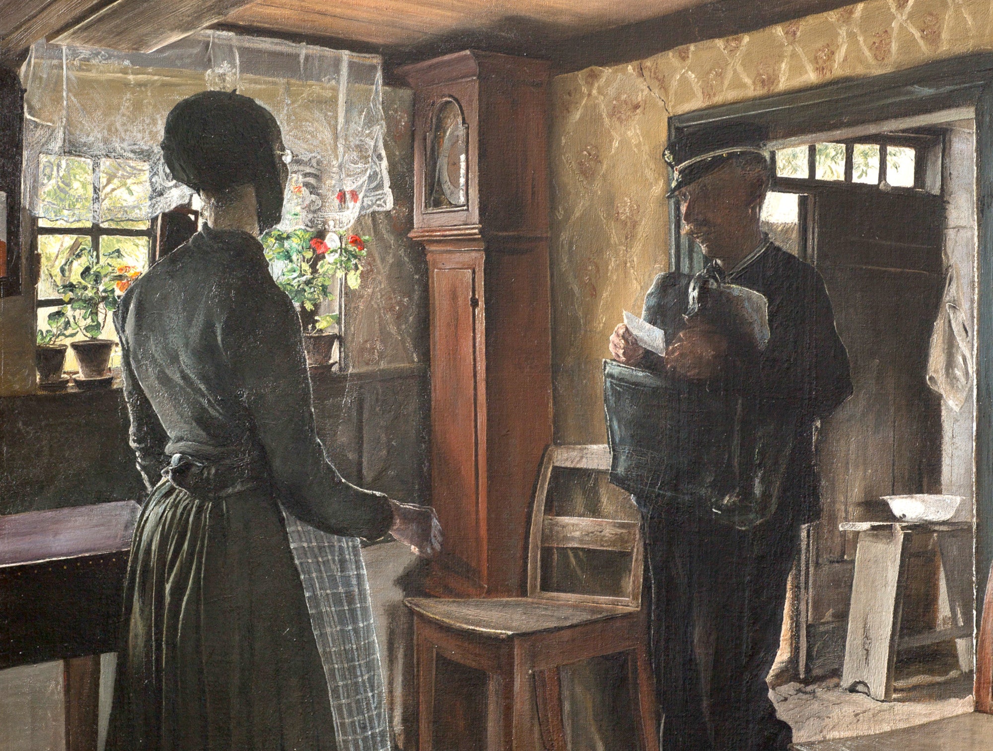 Laurits Andersen Ring Fine Art Print, The Postman