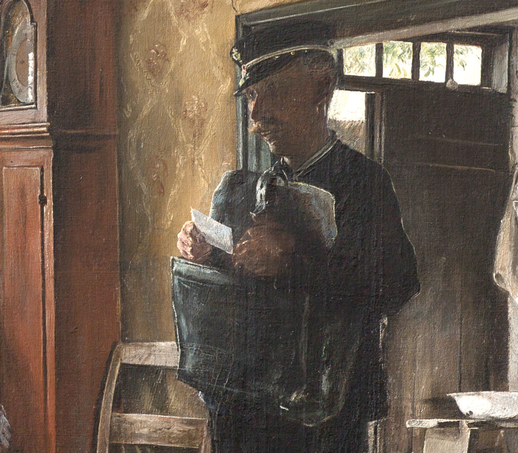 Laurits Andersen Ring Fine Art Print, The Postman