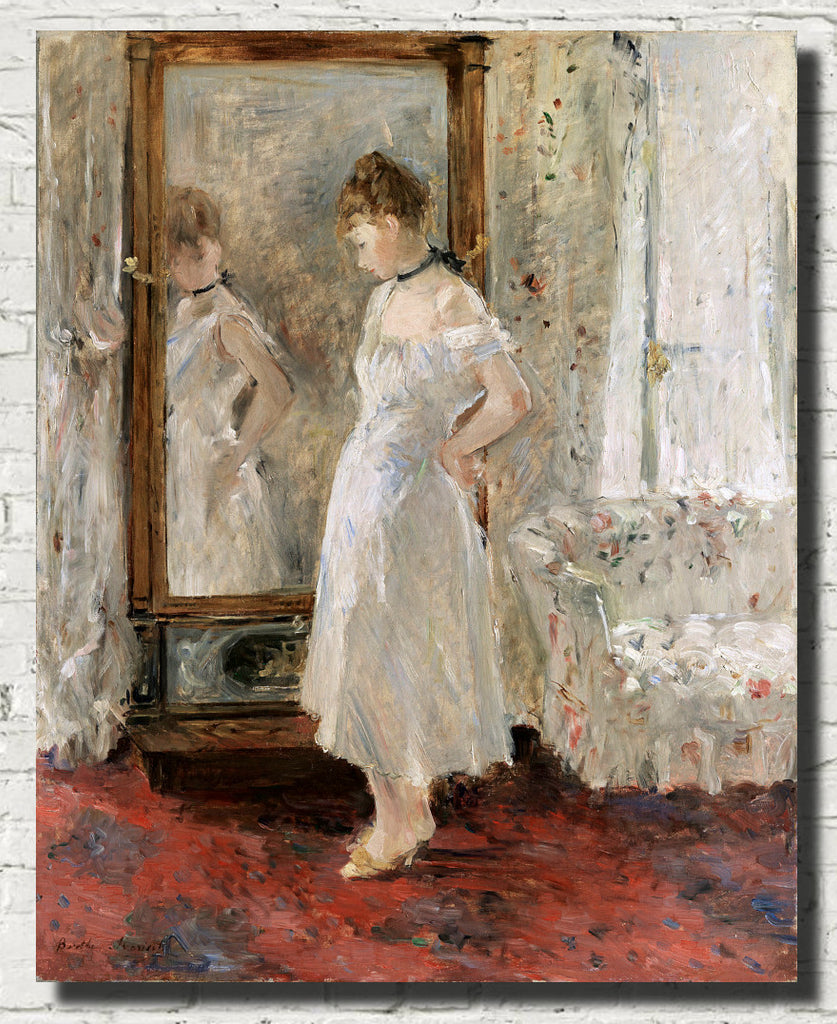 Berthe Morisot, French Fine Art Print : The psyche mirror