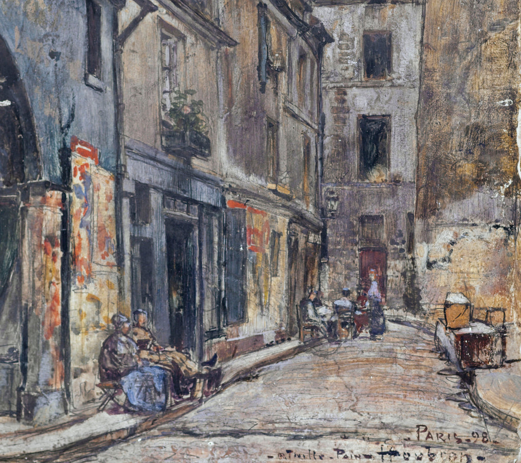 Frederic Anatole Houbron Fine Art Print, The rue Taille-Pain