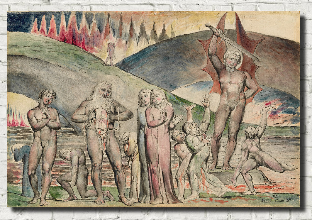 The schismatics and sowers of discord - Mahomet, William Blake