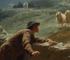 Briton Rivière Fine Art Print, The sheepstealer