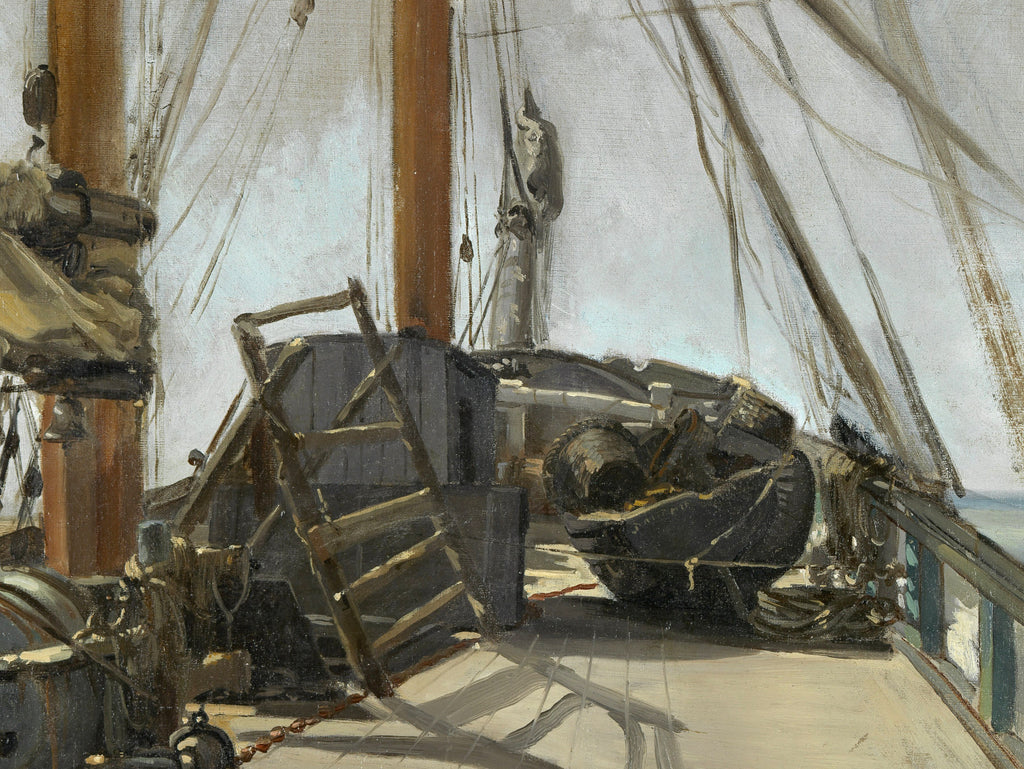 Édouard Manet, French Impressionist Fine Art Print : The Ships Deck