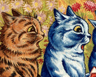 Three Cats Singing, Louis Wain Fine Art Print