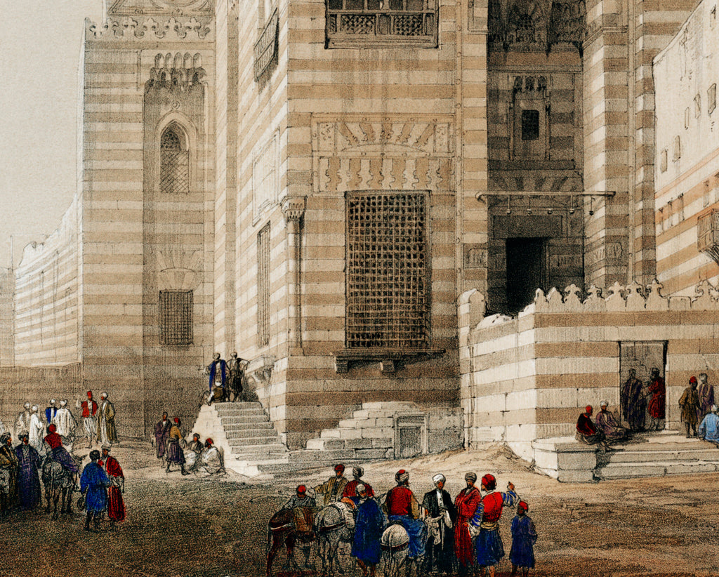 Tombs of the Caliphs Cairo, David Roberts Fine Art Print