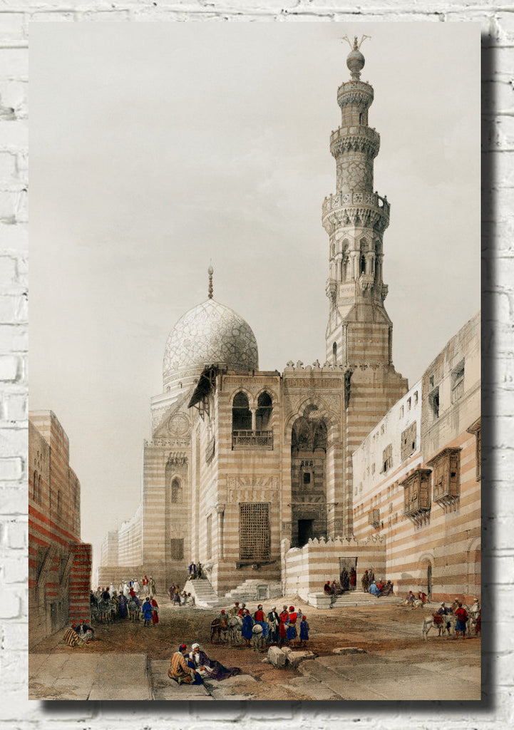 Tombs of the Caliphs Cairo, David Roberts Fine Art Print