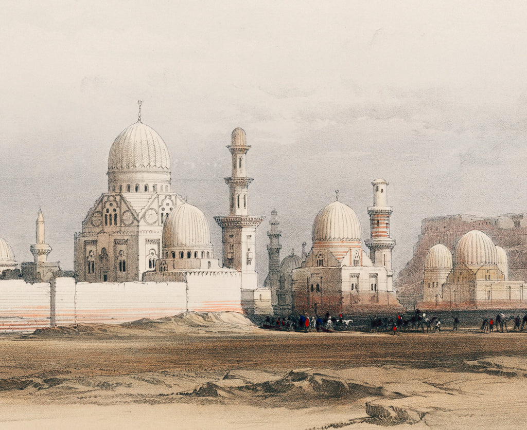 Tombs of the Memlooks Cairo, David Roberts Fine Art Print