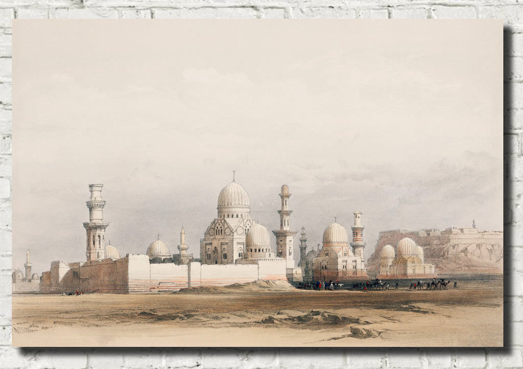 Tombs of the Memlooks Cairo, David Roberts Fine Art Print