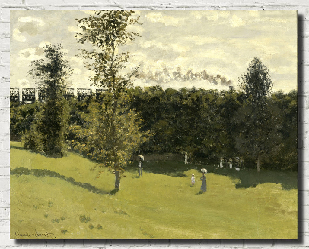 Claude Monet Fine Art Print, Train in the Countryside