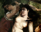 Three Bathers, Gustave Courbet Fine Art Print