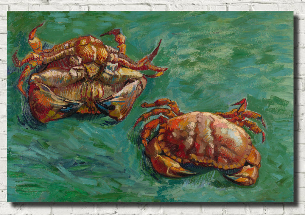 Two Crabs, Vincent Van Gogh Fine Art Print