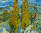 Two Poplars in the Alpilles near Saint-Rémy, Vincent Van Gogh Fine Art Print