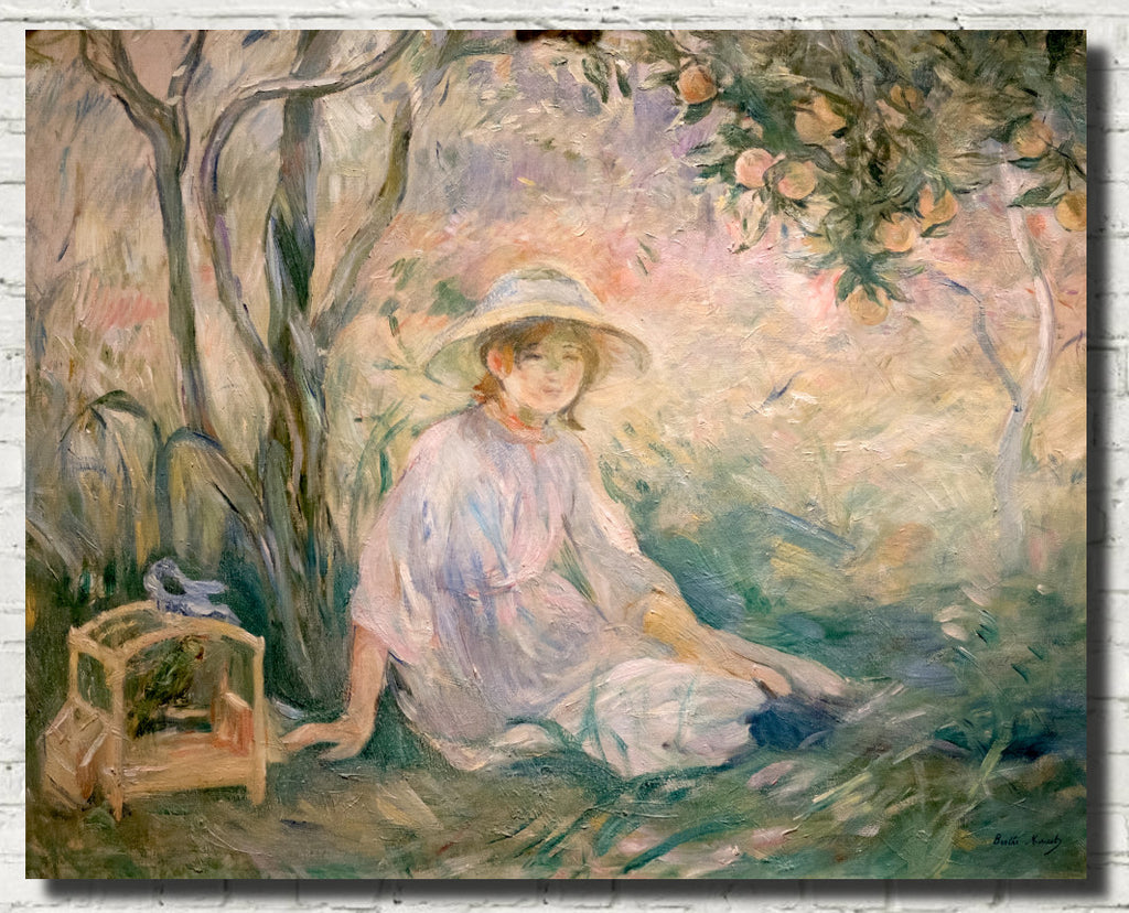 Berthe Morisot, French Fine Art Print : Under the Orange Tree