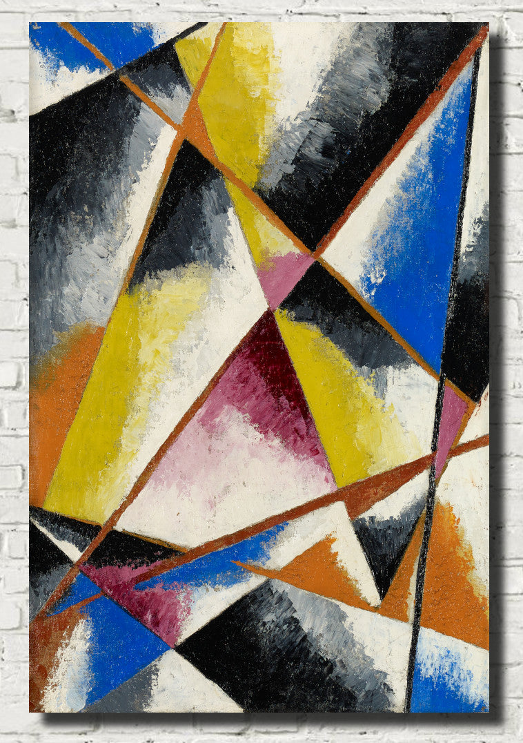 Lyubov Popova Abstract Fine Art Print, Untitled Composition