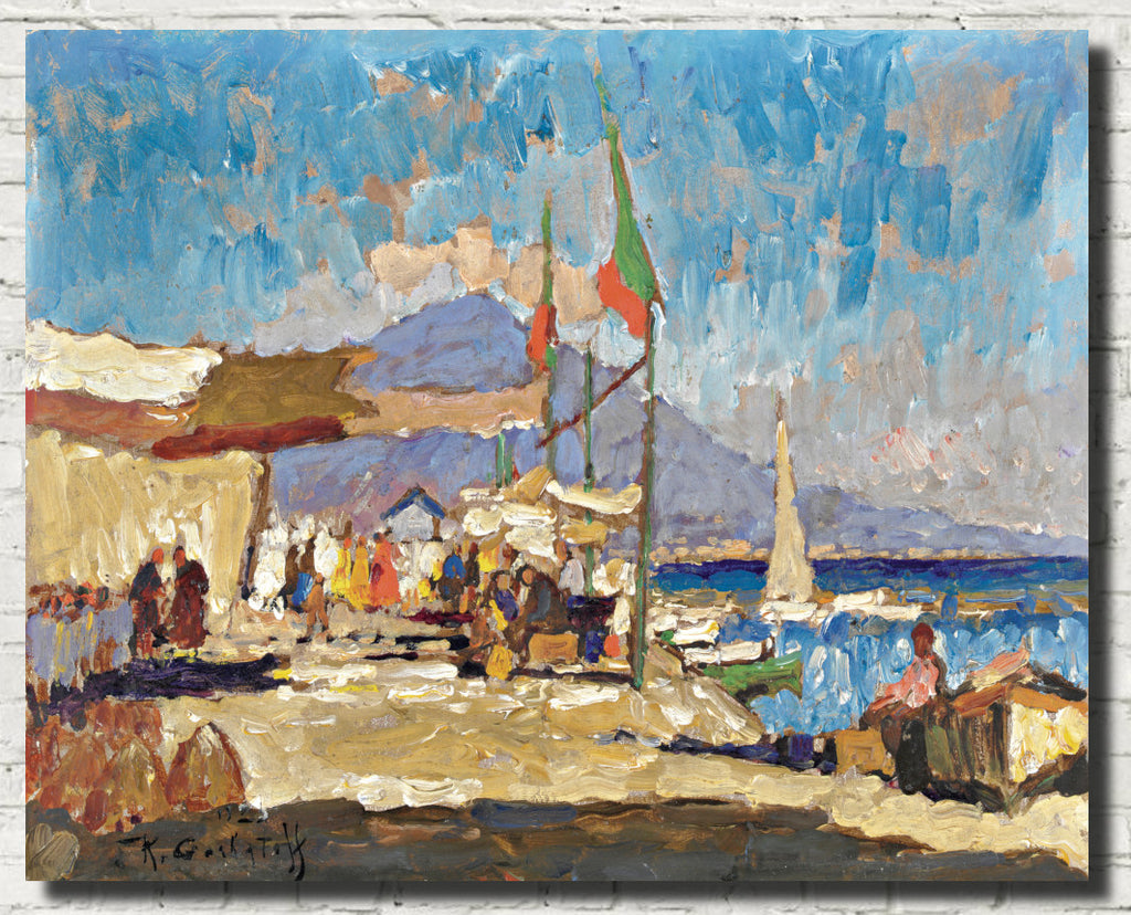 Konstantin Gorbatov Fine Art Print, View of Naples