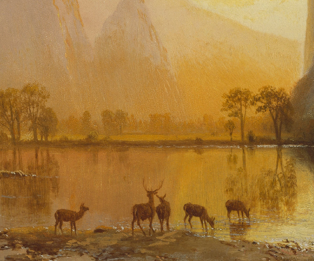 Valley of the Yosemite, Albert Bierstadt Landscape Print