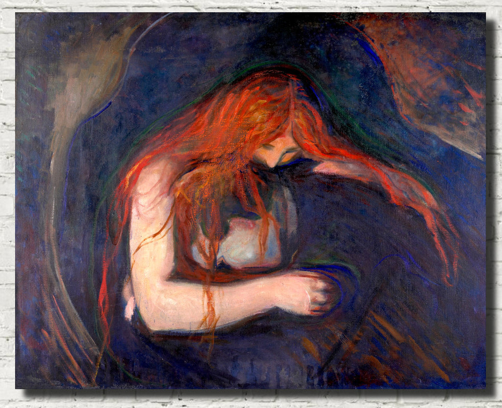 Edvard Munch Fine Art Print, Vampire