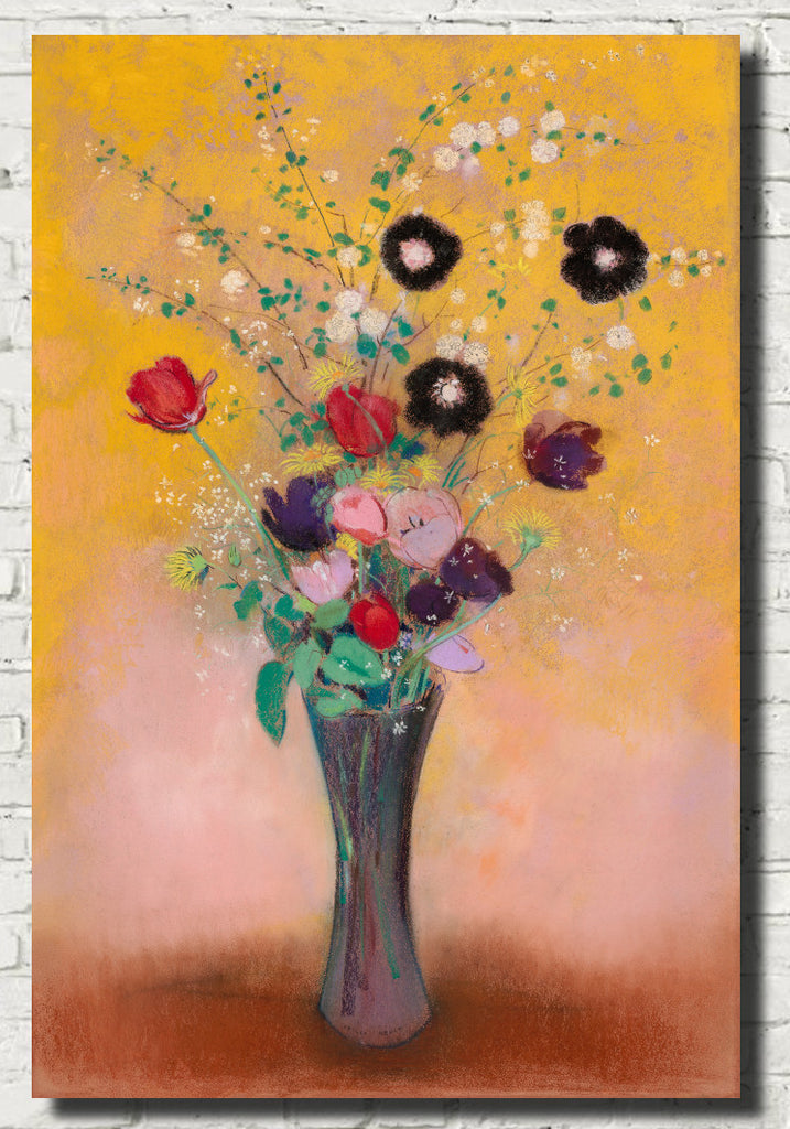 Vase of Flowers, Odilon Redon Fine Art Print